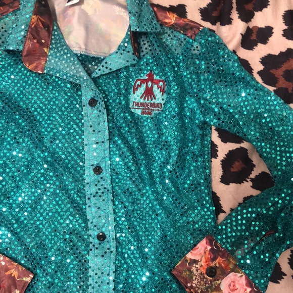 Sparkly Thunderbird Brand Rodeo Shirt - Picture 2 of 6